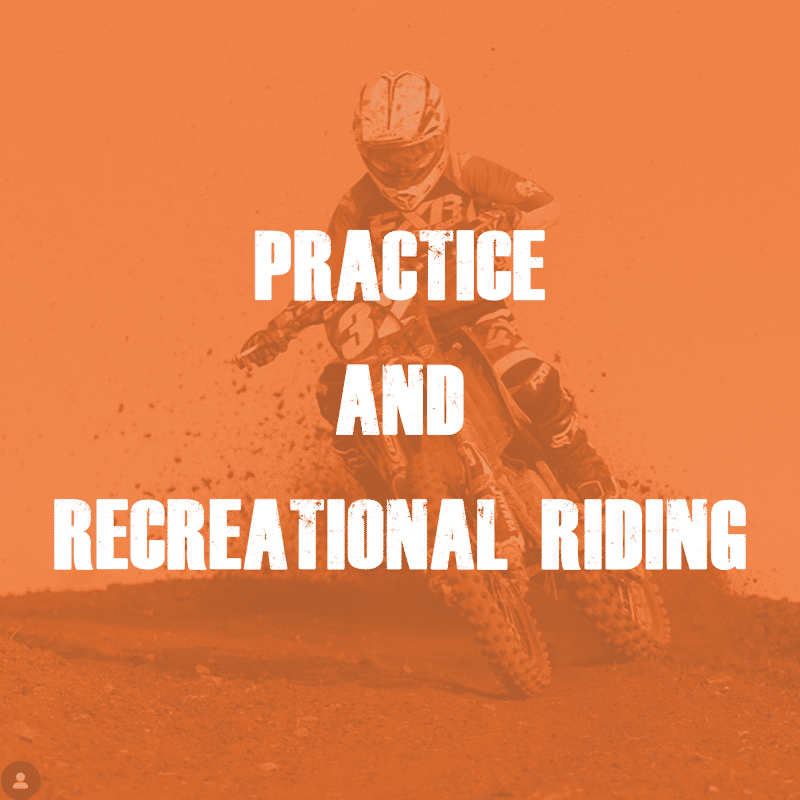 Motocross Practice and Recreational Riding