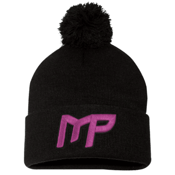 MPHW-Pom-Pom-Cuffed Beanie-MP Logo